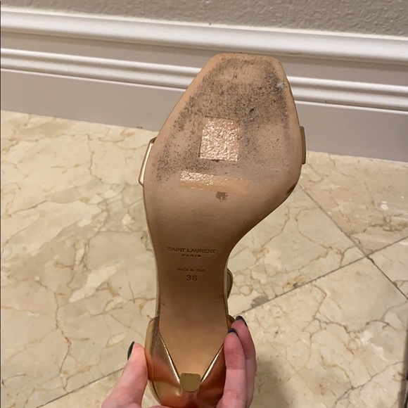 YSL ROSE GOLD HEELS - Picture 6 of 9